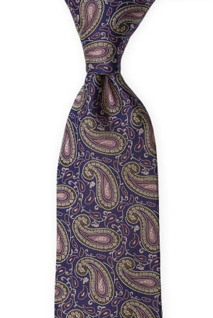 PHULKARI Dark purple corbata