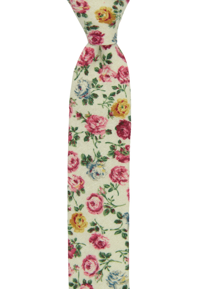 REVEROSE Off-white corbata para niños pequeña