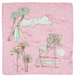 RILASSANTE PINK pañuelo de bolsillo