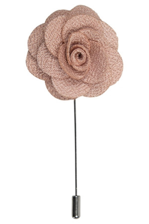 Rose mauve pin de solapa