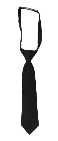 SATIN BLACK corbata pequeña pre-atada niño