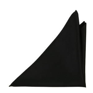 SATIN BLACK pañuelo de bolsillo