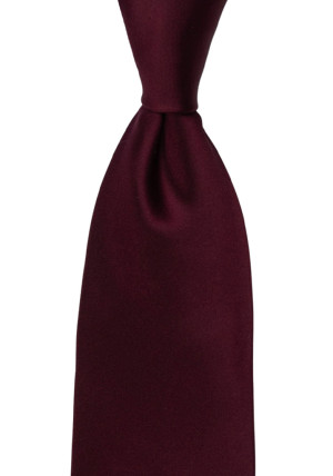 SATIN BURGUNDY corbata