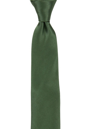 SATIN DARK SAGE corbata para niños medianos