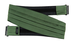 SATIN DARK SAGE fajín