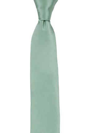 SATIN GREYED JADE corbata para niños medianos
