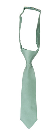 SATIN GREYED JADE corbata pequeña pre-atada niño