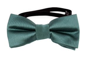 SATIN JUNIPER GREEN pajarita bebé