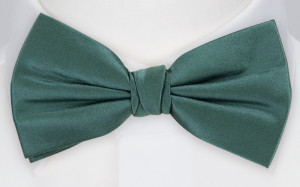 SATIN JUNIPER GREEN pajarita