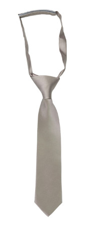 SATIN LATTE corbata pequeña pre-atada niño
