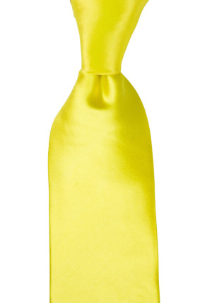 SATIN LEMON corbata