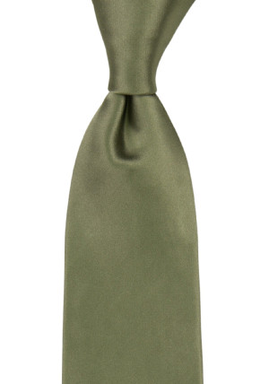 SATIN MOSS GREEN corbata
