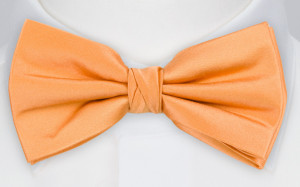 SATIN PEACH pajarita