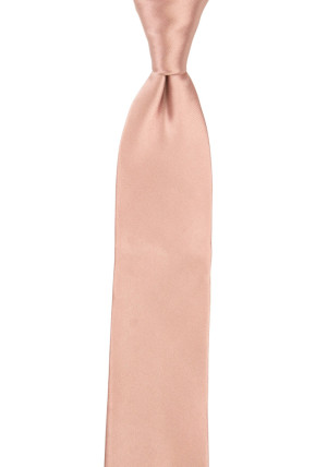 Satin Pearl Pink corbata para niños medianos