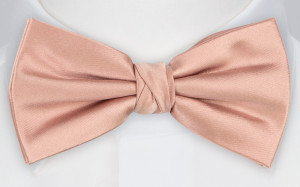 Satin Pearl Pink pajarita