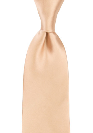 Satin Powder Peach corbata