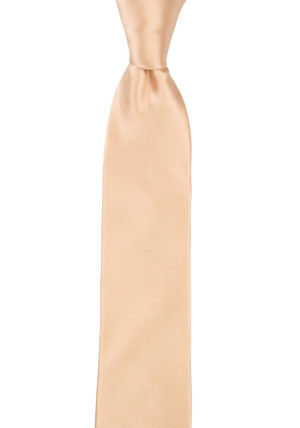Satin Powder Peach corbata para niños medianos