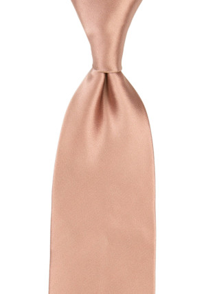 Satin Rose Gold corbata