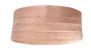 Satin Rose Gold fajín