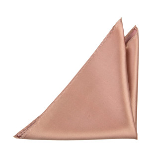 Satin Rose Gold pañuelo de bolsillo