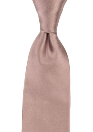 Satin Rose Taupe corbata