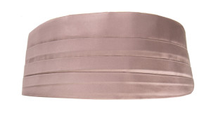 Satin Rose Taupe fajín
