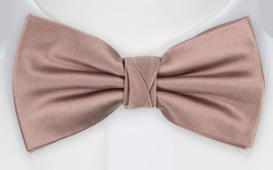Satin Rose Taupe pajarita