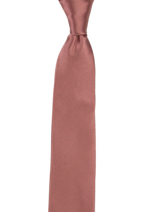 Satin Rose Wood corbata para niños medianos