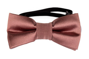 Satin Rose Wood pajarita bebé