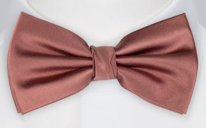 Satin Rose Wood pajarita