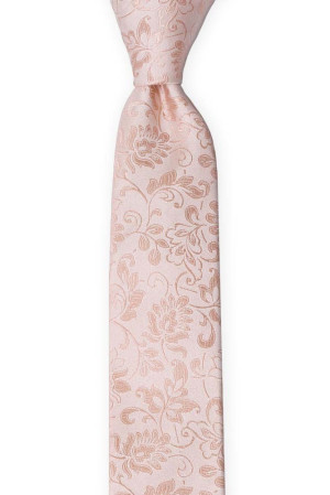 SAVETHEDATE Blush pink corbata delgada