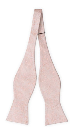 SAVETHEDATE Blush pink pajarita sin atar
