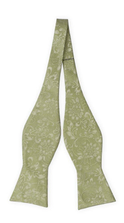 SAVETHEDATE Tea green pajarita sin atar