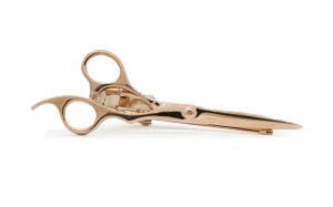 Scissors Rose Gold alfiler de corbata