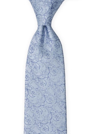 SCROLLER Light blue corbata