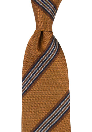 SERIOUSSTRIPES BURNT ORANGE corbata