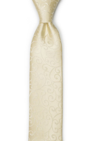 SNAZZY Champagne corbata para niños medianos