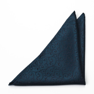 SNAZZY Dark blue pañuelo de bolsillo