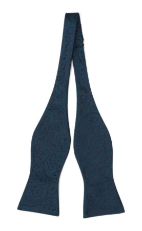 SNAZZY Dark blue pajarita sin atar