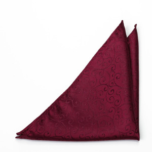 SNAZZY Dark red pañuelo de bolsillo