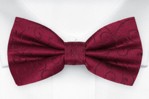 SNAZZY Dark red pajarita