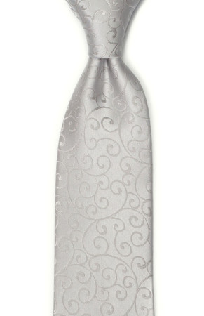 SNAZZY Silver corbata