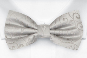 SNAZZY Silver pajarita