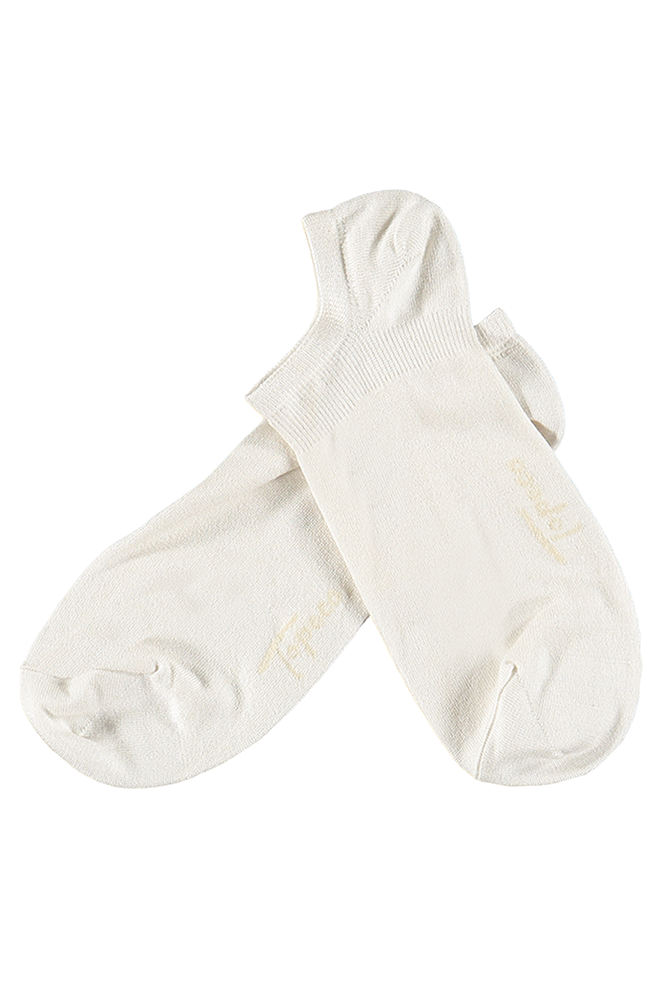 SNEAKER SOLID WHITE calcetines