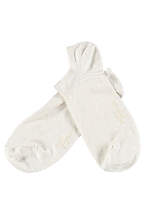 SNEAKER SOLID WHITE calcetines