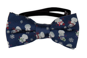 SNOWFALLEN BLUE pajarita bebé