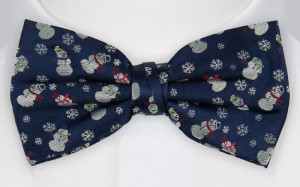 SNOWFALLEN BLUE pajarita