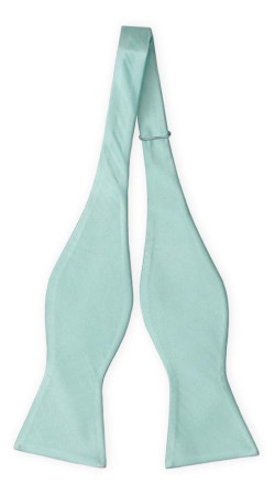 SOLID Aquamarine turquoise pajarita sin atar
