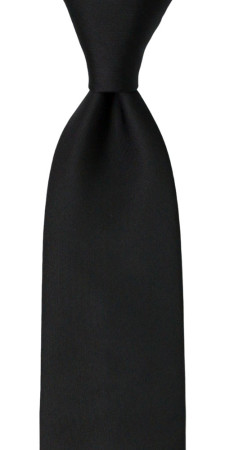 SOLID Black corbata