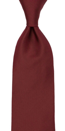 SOLID Burgundy corbata